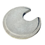 COUVERCLE BÉTON DIAMÈTRE 300 À ENCOCHE
