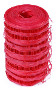 GRILLAGE AVERTISSEUR ROUGE LARGEUR 30X100M