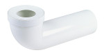 Pipe longue pour WC diamètre 100 - dimension 350 à joint ( Ø 85- Ø 107)