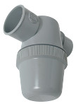 Siphon lavabo entrée horizontal diamètre 40
