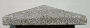 CHAPEAU PILIER POINTU GRANIT CL. 50X50X4