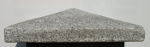 CHAPEAU PILIER POINTU GRANIT CL. 50X50X4