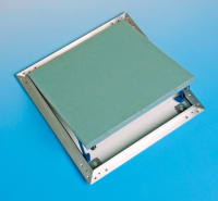 TRAPPE ALU HYDRO 200X200X12,5 CADRE ALU + PLAQUE PLATRE HYDRO