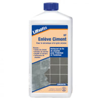 LITHOFIN KF ENLÈVE CIMENT  1  LITRE (FAIRE ESSAI PRÉALABLE ET LAISSER AGIR 2-3 JOURS)
