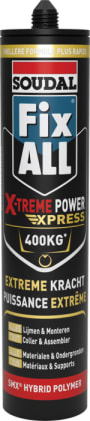 FIX ALL X-TREME  EXPRESS BLANC CARTOUCHE 300 ML (REF. 154347)