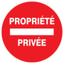PANNEAU PVC "PROPRIETEE PRIVEE" O/300 REF 62220