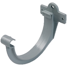 Crochet bandeau plastique Nicoll BG25P pour gouttière de 25 gris