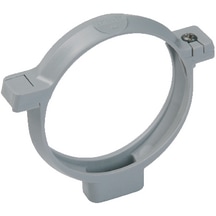 Collier bride PVC pour descente eau pluviale TD80 gris Nicoll - Ø 80 mm