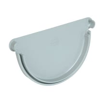 Fond symétrique naissance gris FCN25 pour gouttière dév. 25 cm