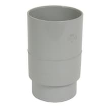 Manchon femelle-femelle gris JRGT - Ø 80 mm