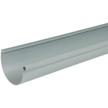 Gouttière de 25 LG25 - PVC gris - L. 4 m