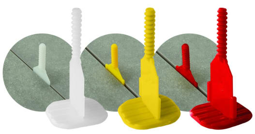 CROISILLONS AUTO-NIVELLANTS 2 MM JAUNE PAQUET 200 PIÈCES