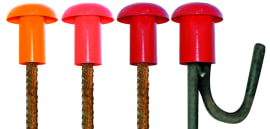 EMBOUT SECURITE ROUGE (PAQUET 25 PCES)